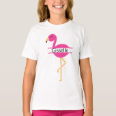 Persoonlijke Flamingo T-shirt (Voorkant)