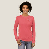 Persoonlijke Flamingo Wijn Drinker Nieuwigheid Fee Tri-Blend Shirt (Voorkant)