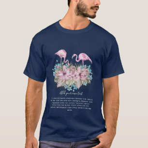 Persoonlijke FLAMINGO'S T-shirt