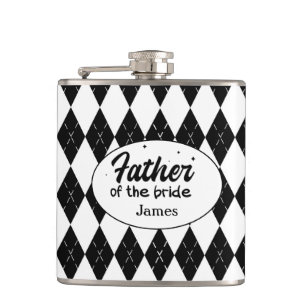 Persoonlijke Flask voor de Vader van de Bruid Heupfles