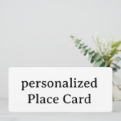 persoonlijke Flat Card 10,2 cm x 23,5 cm (Staand voorkant)