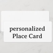 persoonlijke Flat Card 10,2 cm x 23,5 cm (Voorkant / Achterkant)