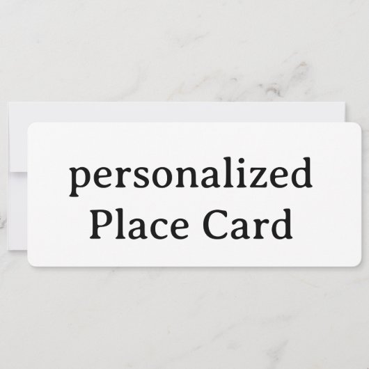 persoonlijke Flat Card 10,2 cm x 23,5 cm (Voorkant)