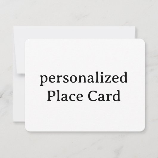 persoonlijke Flat Card 10,8 cm x 14 cm (Voorkant)
