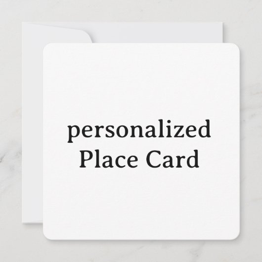 persoonlijke Flat Card 13,3 cm x 13,3 cm (Voorkant)