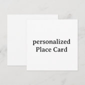 persoonlijke Flat Card 13,3 cm x 13,3 cm (Voorkant / Achterkant)