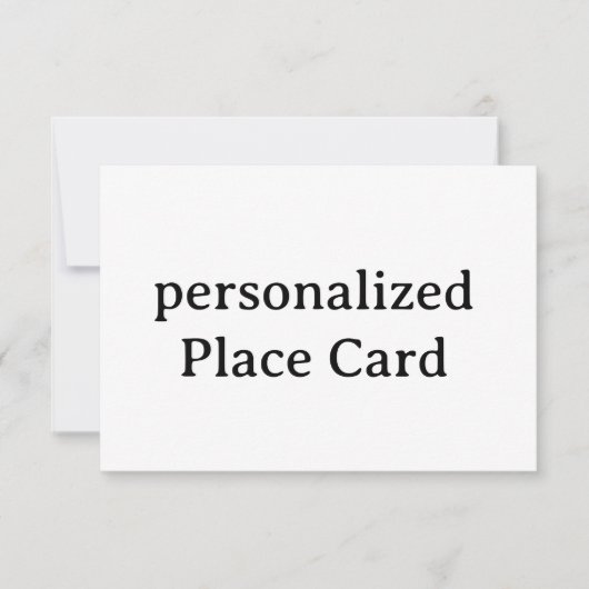 persoonlijke Flat Card 8,89 cm x 12,7 cm (Voorkant)