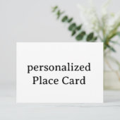 persoonlijke Flat Card 8,89 cm x 12,7 cm (Staand voorkant)