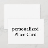 persoonlijke Flat Card 8,89 cm x 12,7 cm (Voorkant / Achterkant)