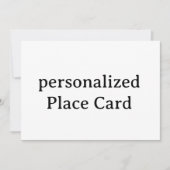 persoonlijke Flat Card S5" x 7" (Voorkant)