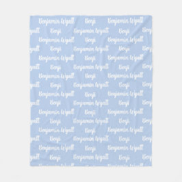 Persoonlijke fleece deken
