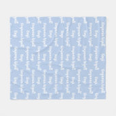 Persoonlijke fleece deken (Voorkant (Horizontaal))