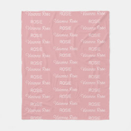 Persoonlijke fleece deken