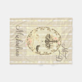 Persoonlijke fleece deken Le Chandelier Parels (Voorkant (Horizontaal))