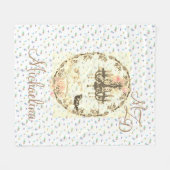 Persoonlijke fleece deken Le Chandelier Rozenknopp (Voorkant (Horizontaal))