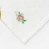Persoonlijke fleece deken Le Chandelier Rozenknopp (Hoek)