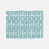 Persoonlijke fleece deken voor kinderen (Voorkant (Horizontaal))