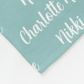 Persoonlijke fleece deken voor kinderen (Hoek)