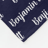 Persoonlijke fleece deken voor kinderen (Hoek)