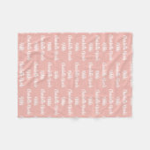 Persoonlijke fleece deken voor kinderen (Voorkant (Horizontaal))
