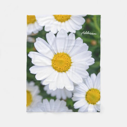 Persoonlijke fleece dekens lente bloemen (Voorkant)