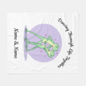 Persoonlijke Fleece Dekens voor Kikkersparen (Voorkant (Horizontaal))