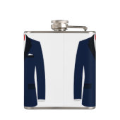 Persoonlijke fles voor homohuwelijk cadeau voor br heupfles (Achterkant)