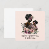 Persoonlijke Floral Mam en Baby (Voorkant / Achterkant)