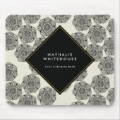 Persoonlijke Floral Mousepad Muismat (Voorkant)