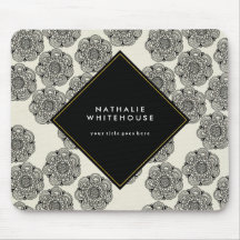 Persoonlijke Floral Mousepad