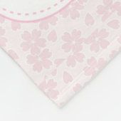 Persoonlijke Floral Safari Ballerina Fleece Deken (Hoek)