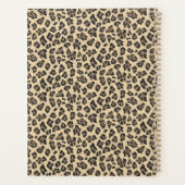 Persoonlijke Floral Sunflower Leopard Planner (Achterkant)