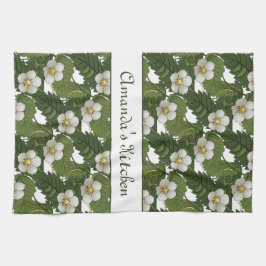 Persoonlijke Floral Theedoek