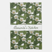 Persoonlijke Floral Theedoek (Verticaal)