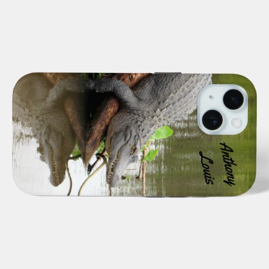 Persoonlijke Florida Gator - Alligator-telefooncel Case-Mate iPhone Case (Achterkant (horizontaal))