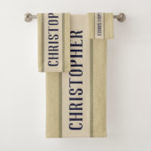 Persoonlijke Fluffy Structuur Aangepaste Blauwe Na Bad Handdoek (Insitu)