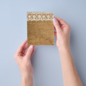 Persoonlijke flyer voor kerstvakantie (Hand)