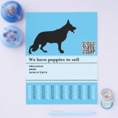 Persoonlijke flyer voor Minimal Shepherd Dog (Enkel)