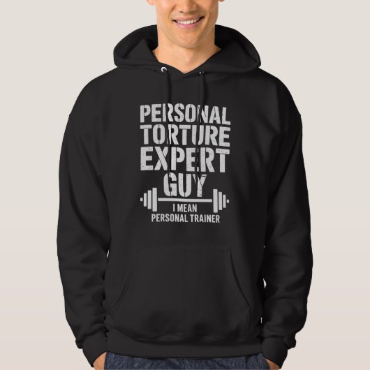 Persoonlijke Foltering Expert Man Hoodie (Voorkant)