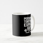 Persoonlijke Foltering Expert Man Koffiemok (Voorkant rechts)
