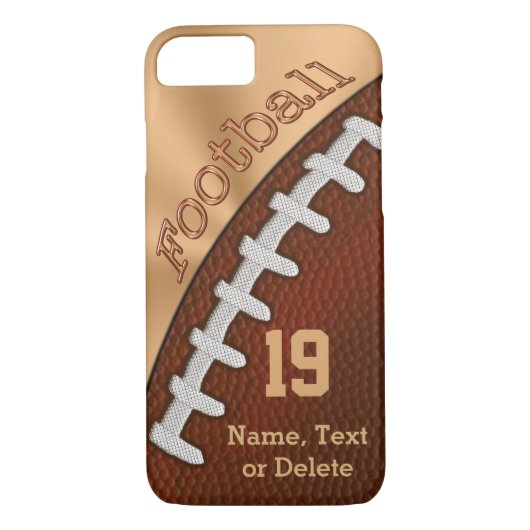 Persoonlijke Football iPhone 7-Hoesjes Case-Mate iPhone Case (Achterkant)
