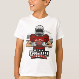 Persoonlijke Football League Speler Team Kampioen T-shirt