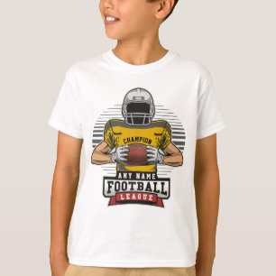 Persoonlijke Football League Speler Team Kampioen T-shirt