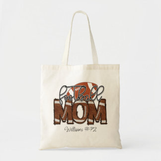 Persoonlijke Football mama Canvas tas