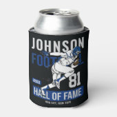 Persoonlijke Football SPELER Team NUMMER Sports Blikjeskoeler (Blikje Voorkant)