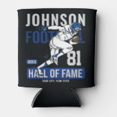 Persoonlijke Football SPELER Team NUMMER Sports Blikjeskoeler (Voorkant)