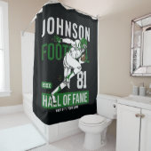 Persoonlijke Football SPELER Team NUMMER Sports Douchegordijn (In situ)