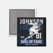 Persoonlijke Football SPELER Team NUMMER Sports Magneet (Voorkant / Achterkant)