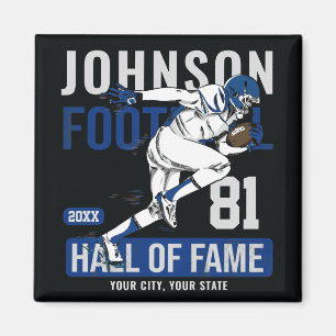 Persoonlijke Football SPELER Team NUMMER Sports Magneet