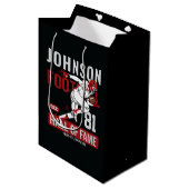 Persoonlijke Football SPELER Team NUMMER Sports Medium Cadeauzakje (Voorkant Gekanteld)